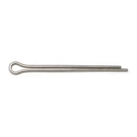 Midwest Fastener  Cotter Pin, 1/8 in Dia, 2 in L, Stainless Steel 74852
